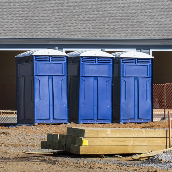 are there any restrictions on where i can place the portable toilets during my rental period in Lockport Kentucky